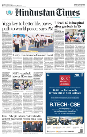 Cover of Hindustan Times Uttarakhand