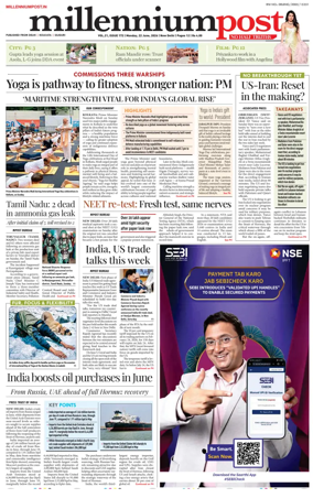 Cover of Millennium Post