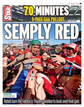 Cover of Irish Daily Star - Fanatic