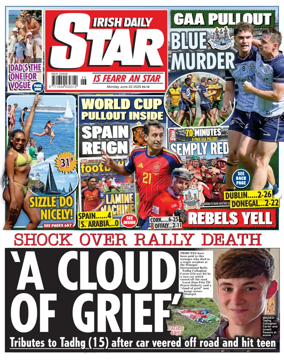 Cover of Irish Daily Star