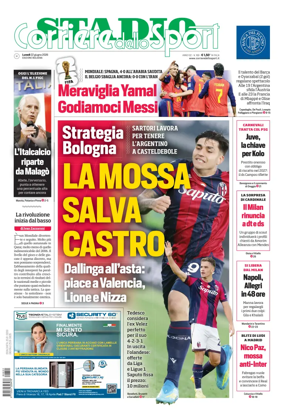 Cover of Corriere dello Sport Stadio (Bologna)