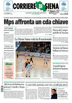 Cover of Corriere di Siena