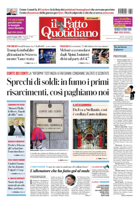 Cover of Il Fatto Quotidiano