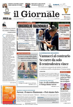 Cover of Il Giornale (Italy)