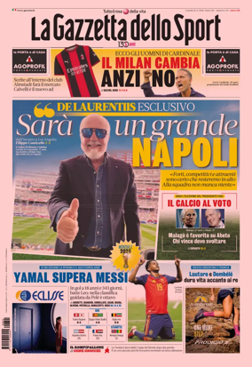 Cover of La Gazzetta dello Sport - Milano