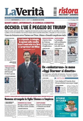 Cover of La Verita (Italia)