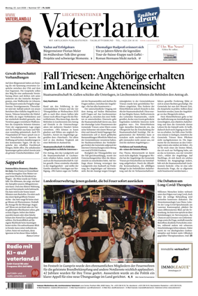 Cover of Liechtensteiner Vaterland