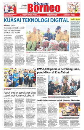 Cover of Utusan Borneo (Sabah)