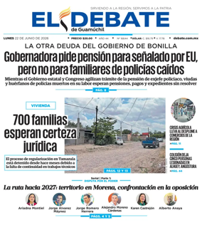 Cover of El Debate de Guamuchil