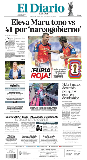 Cover of El Diario de Juarez