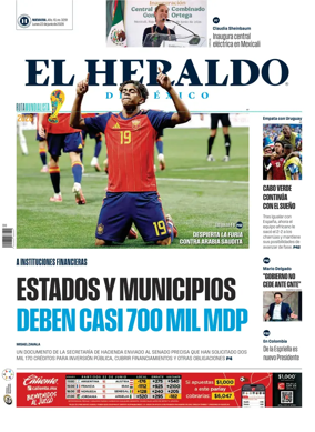Cover of El Heraldo de Mexico