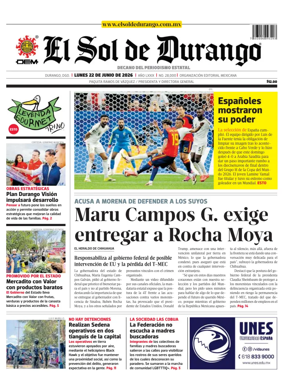 Cover of El Sol de Durango