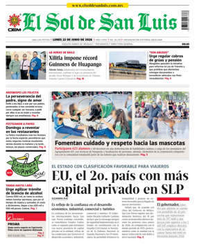 Cover of El Sol de San Luis Potosi