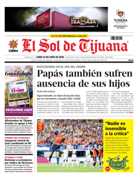 Cover of El Sol de Tijuana