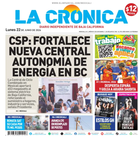 Cover of La Cronica