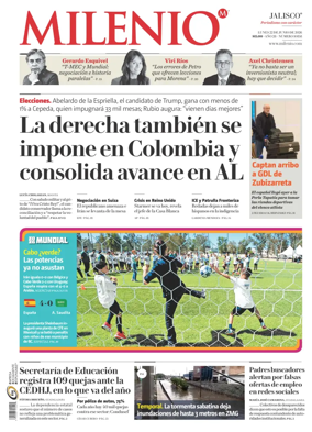 Cover of Milenio Jalisco