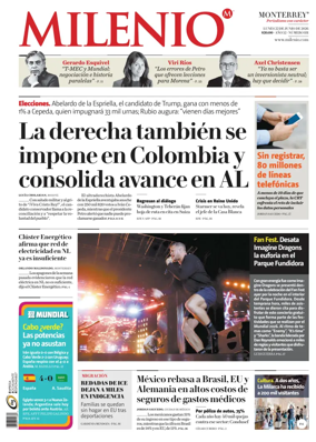 Cover of Milenio Monterrey