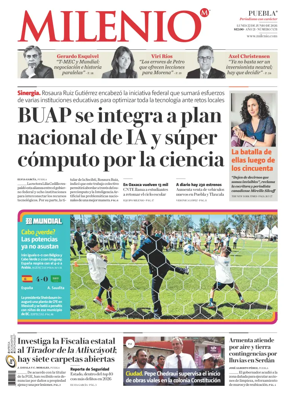 Cover of Milenio Puebla