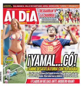 Cover of Periodico Al Dia (Salamanca)