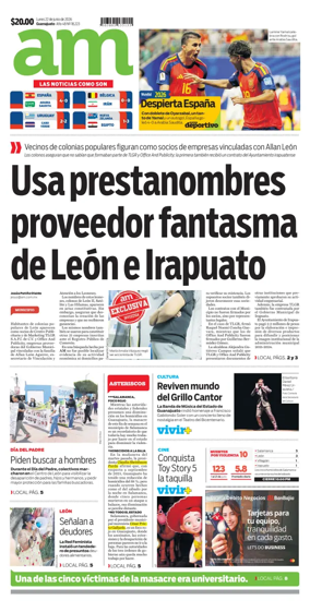 Cover of Periodico AM (Leon)