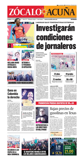 Cover of Zocalo Acuna