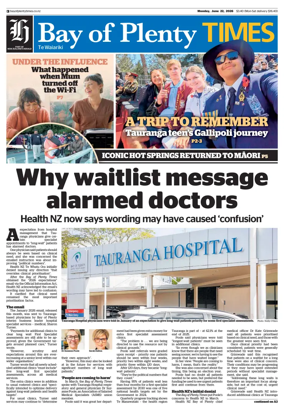 Cover of Bay of Plenty Times