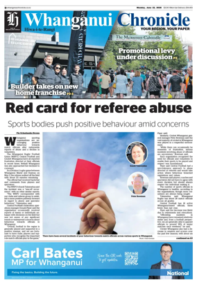 Cover of Whanganui Chronicle