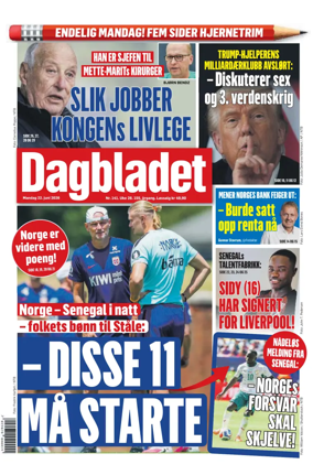 Cover of Dagbladet