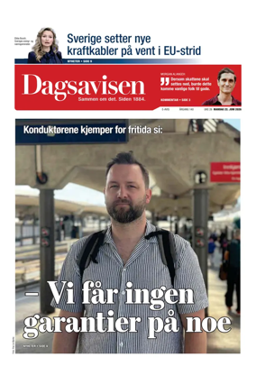 Cover of Dagsavisen
