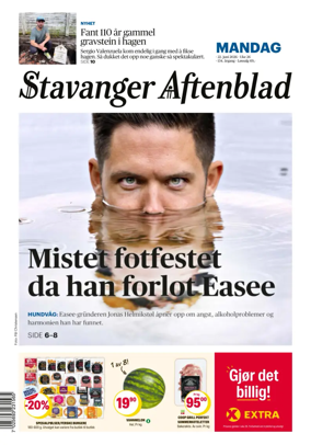 Cover of Stavanger Aftenblad