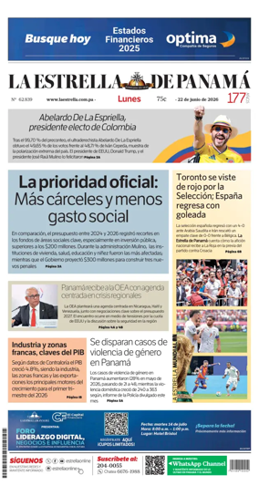 Cover of La Estrella de Panama