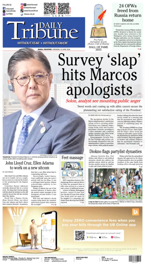 Cover of Daily Tribune (Philippines)