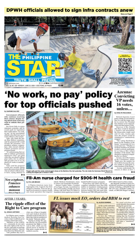 Cover of The Philippine Star