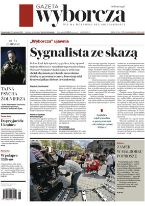 Cover of Gazeta Wyborcza