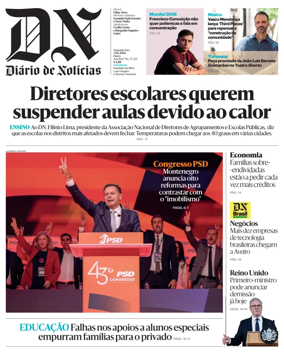 Cover of Diario de Noticias