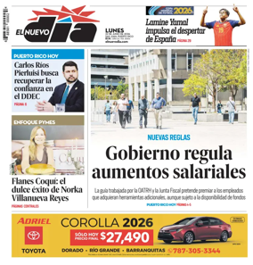 Cover of El Nuevo Dia