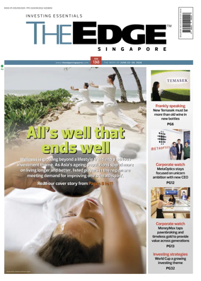 Cover of The Edge Singapore