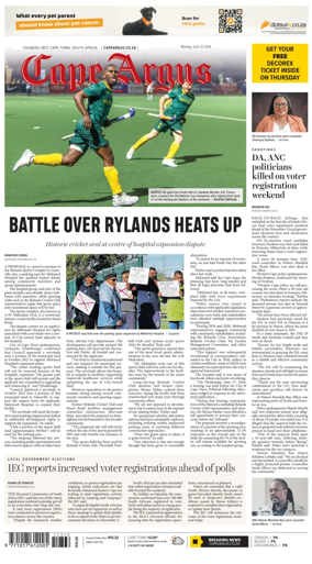 Cover of Cape Argus