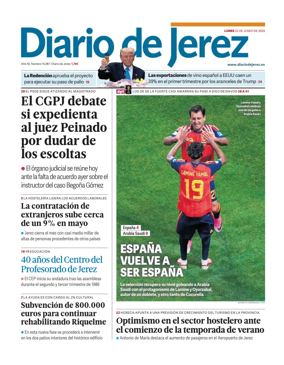 Cover of Diario de Jerez