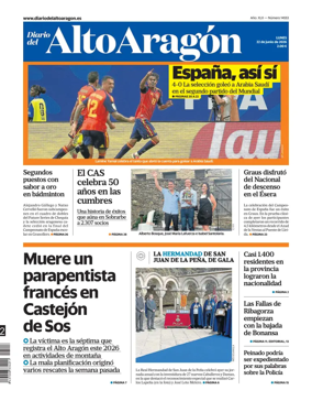 Cover of Diario del Alto Aragon