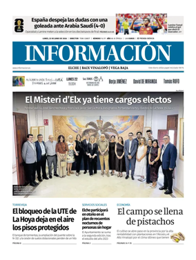 Cover of Diario Informacion (Elche y Vega Baja)