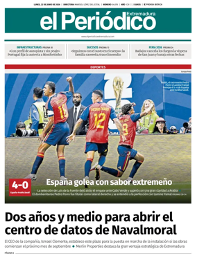 Cover of El Periodico Extremadura
