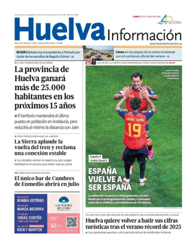 Cover of Huelva Informacion