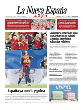 Cover of La Nueva Espana (Gijon)