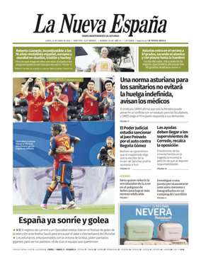 Cover of La Nueva Espana (Occidente)