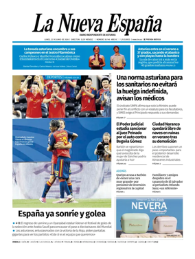 Cover of La Nueva Espana (Oviedo)