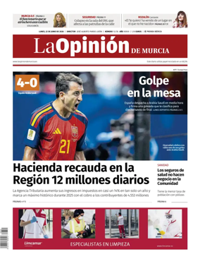 Cover of La Opinion de Murcia
