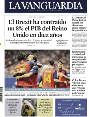 Cover of La Vanguardia (1st Edition)