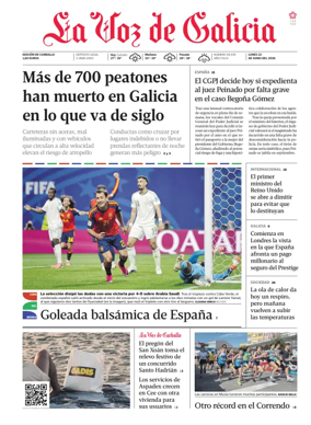 Cover of La Voz de Galicia (Carballo)