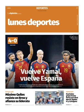 Cover of Lunes Deportes